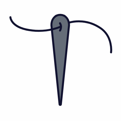 Needle, Animated Icon, Lineal