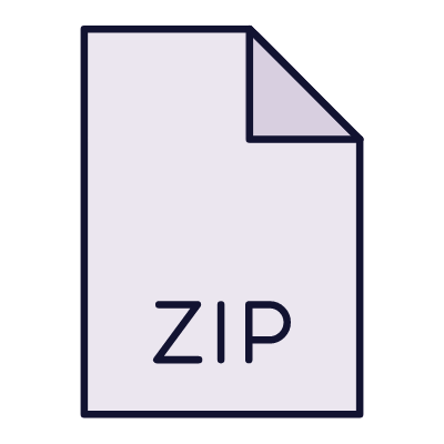 ZIP, Animated Icon, Lineal