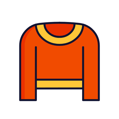 Clothes, Animated Icon, Lineal