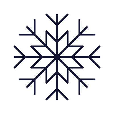 Snowflake, Animated Icon, Lineal