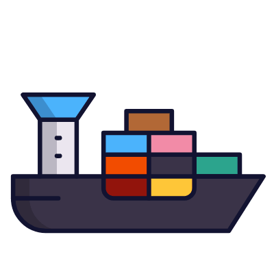 Freight, Animated Icon, Lineal