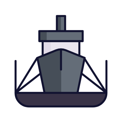 Wharf, Animated Icon, Lineal