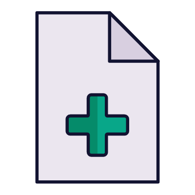 Add documents, Animated Icon, Lineal