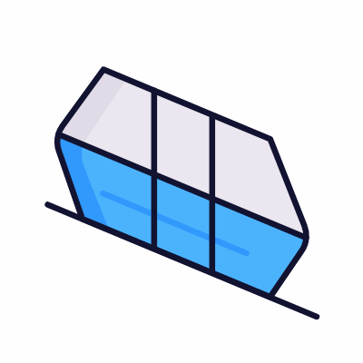 Funicular, Animated Icon, Lineal