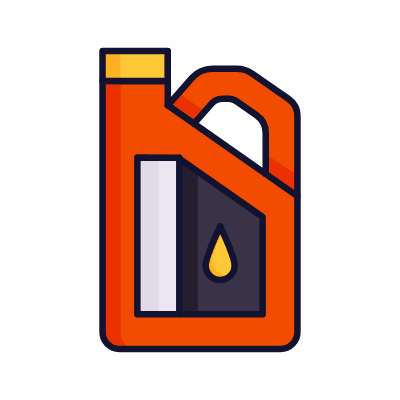 Engine oil, Animated Icon, Lineal