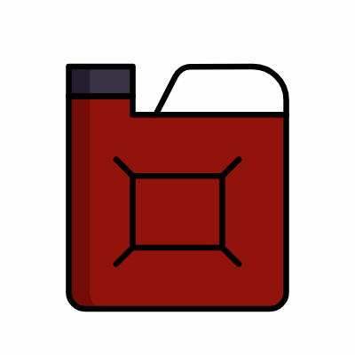 Fuel canister, Animated Icon, Lineal