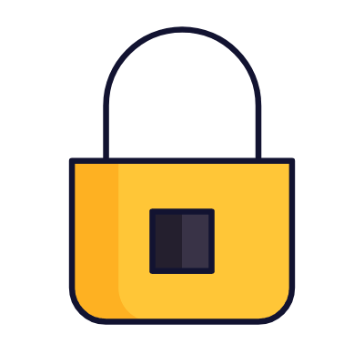 Padlock, Animated Icon, Lineal