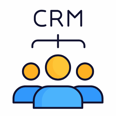 CRM, Animated Icon, Lineal