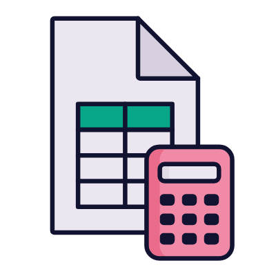 Project estimate, Animated Icon, Lineal