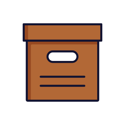 Archive, Animated Icon, Lineal