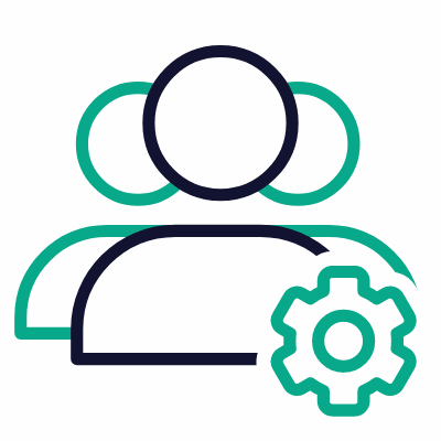 Management team, Animated Icon, Outline