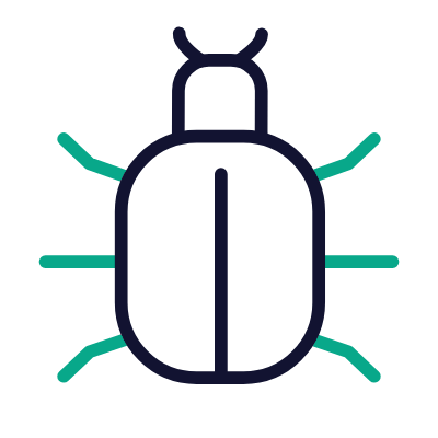 Bug pest, Animated Icon, Outline