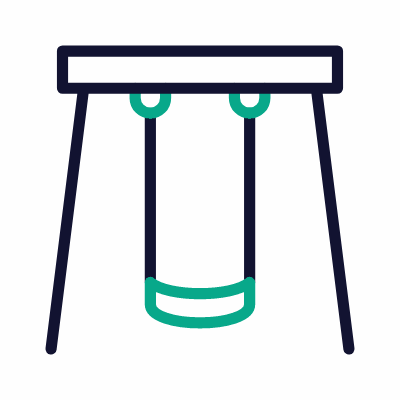 Swing, Animated Icon, Outline