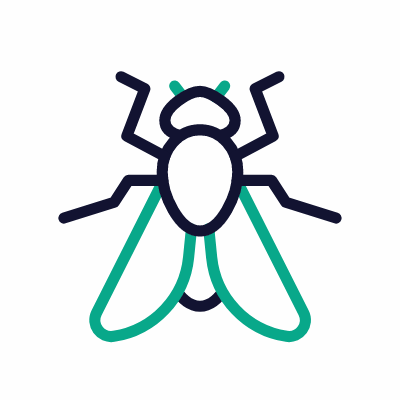 Fly, Animated Icon, Outline