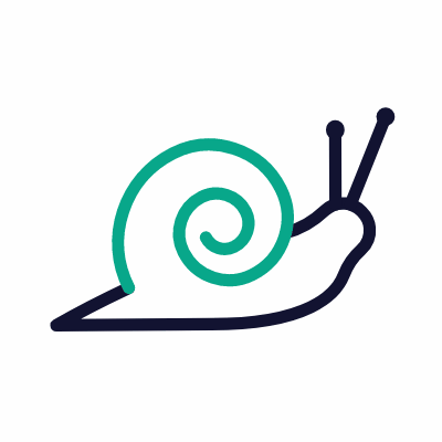 Snail, Animated Icon, Outline