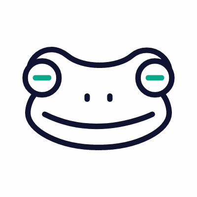 Frog, Animated Icon, Outline