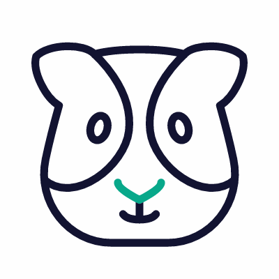 Guinea pig, Animated Icon, Outline