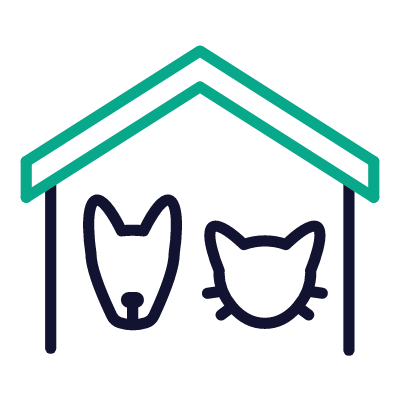 Pets, Animated Icon, Outline
