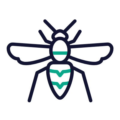 Hornet, Animated Icon, Outline