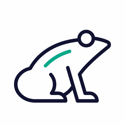 Frog, Animated Icon, Outline
