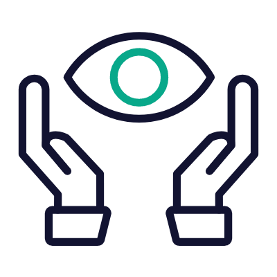 Eye care, Animated Icon, Outline