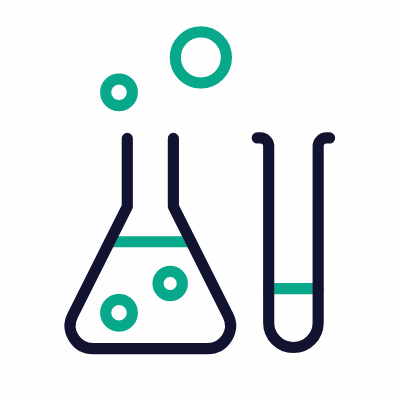 Chemistry, Animated Icon, Outline
