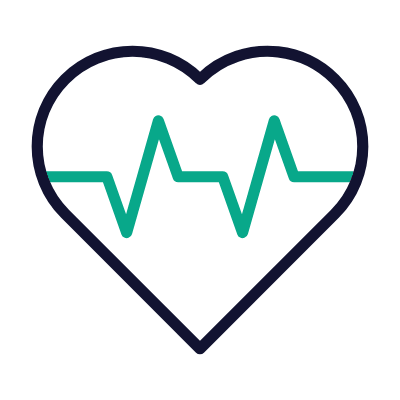 Heartbeat, Animated Icon, Outline
