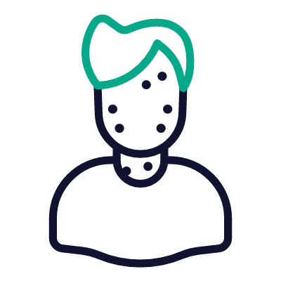 Acne, Animated Icon, Outline