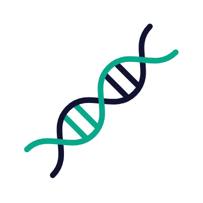 Dna structure, Animated Icon, Outline