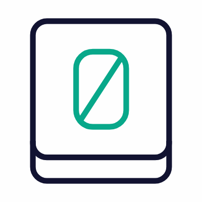 Zero key, Animated Icon, Outline