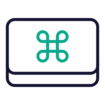 Command key, Animated Icon, Outline