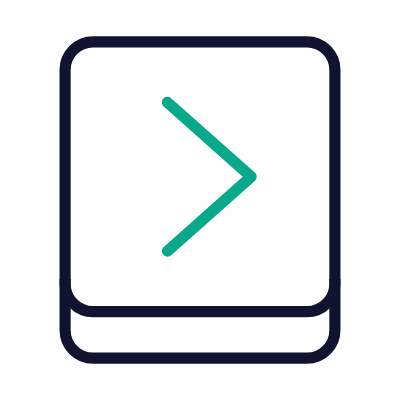 Arrow right, Animated Icon, Outline