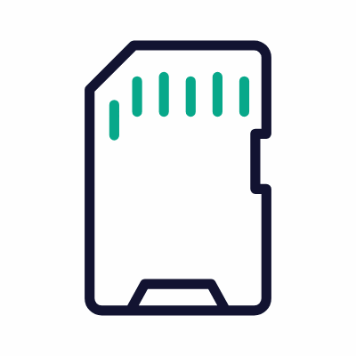 SD card, Animated Icon, Outline