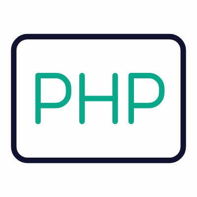 Php code, Animated Icon, Outline
