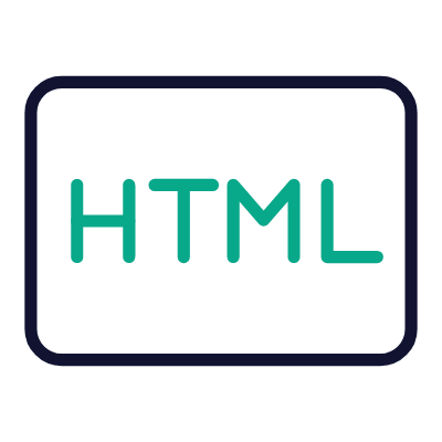 Html5 code, Animated Icon, Outline