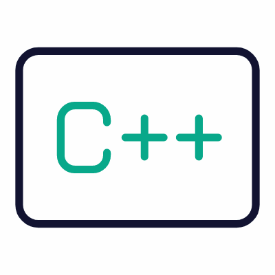 C++ code, Animated Icon, Outline