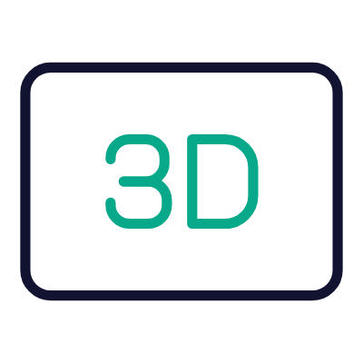 3D, Animated Icon, Outline
