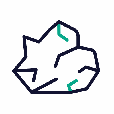 Paper waste, Animated Icon, Outline