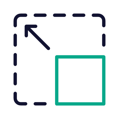 Resize file, Animated Icon, Outline