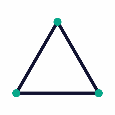 Triangle, Animated Icon, Outline