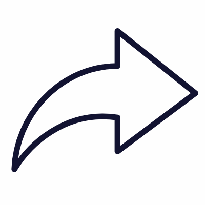 Share arrow, Animated Icon, Outline