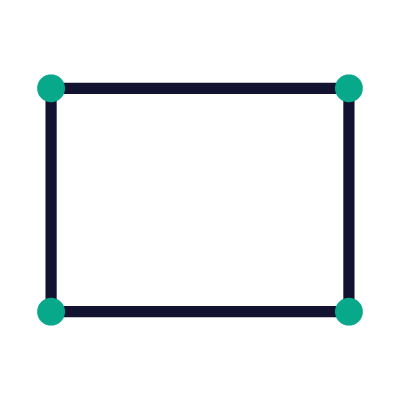 Rectangle, Animated Icon, Outline