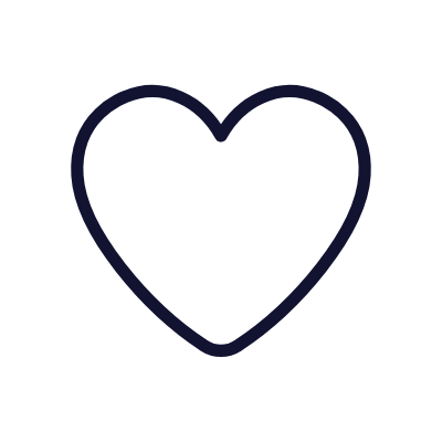 Card heart, Animated Icon, Outline