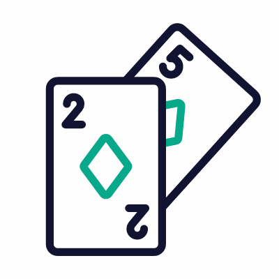 Cards, Animated Icon, Outline