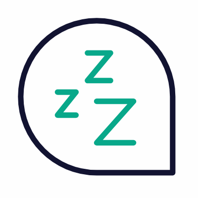 Sleep, Animated Icon, Outline