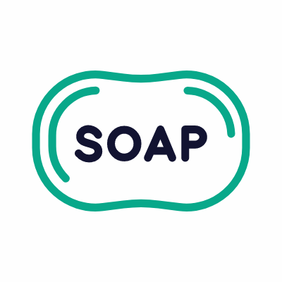 Soap, Animated Icon, Outline