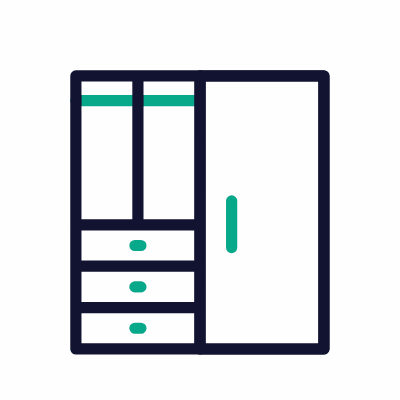 Closet, Animated Icon, Outline