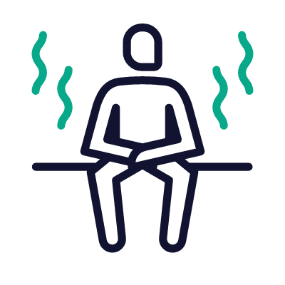 Sauna, Animated Icon, Outline