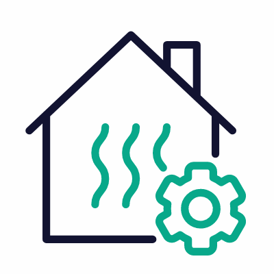 Heating, Animated Icon, Outline