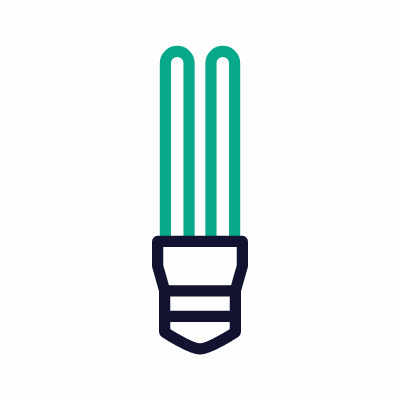 Light bulb, Animated Icon, Outline